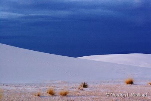 White Sands_32451.jpg - In dusk's fading light photographed at the White Sands National Monument near Alamogordo, New Mexico, USA.